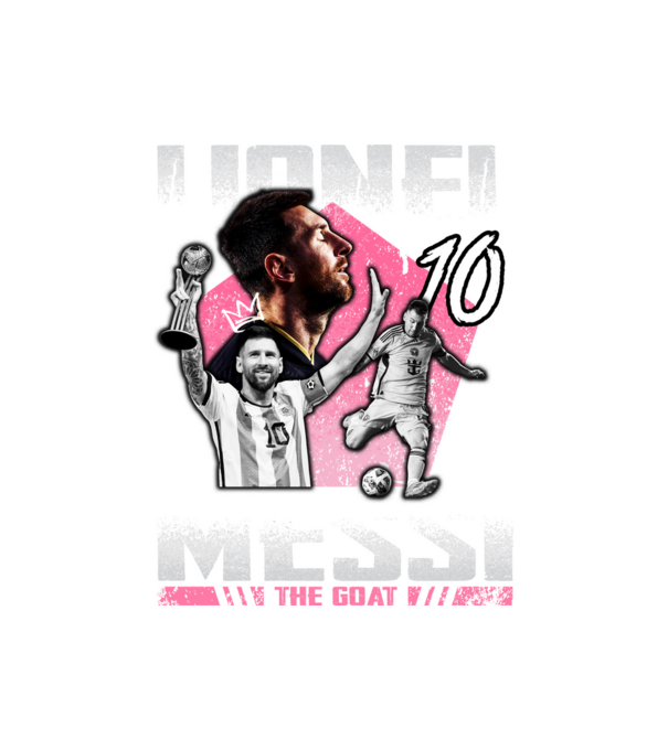Messi tribute model negru pe tricou