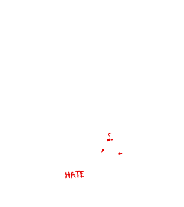 Zombies Hate Fast Food model negru pe tricou