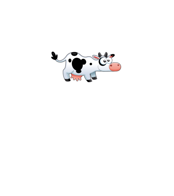 Cow model albastru închis pe tricou
