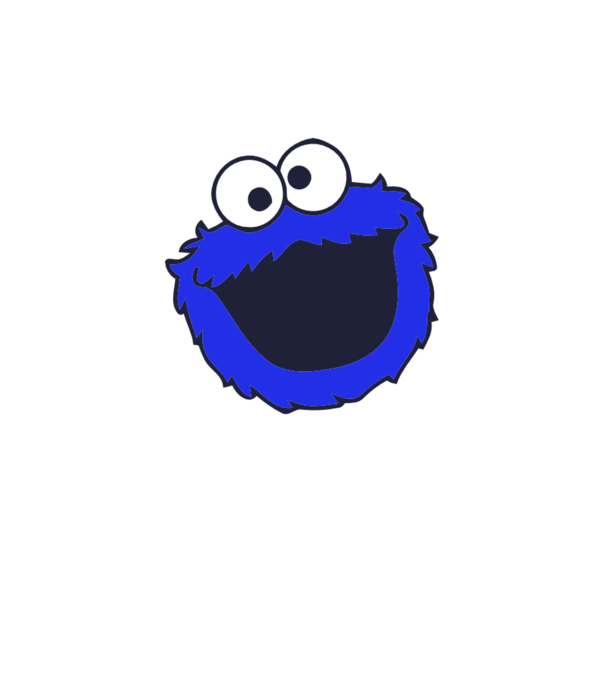 Cookie Monster Face model verde neon pe tricou