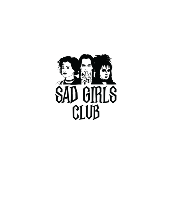 Sad Girls Club model roz deschis pe tricou