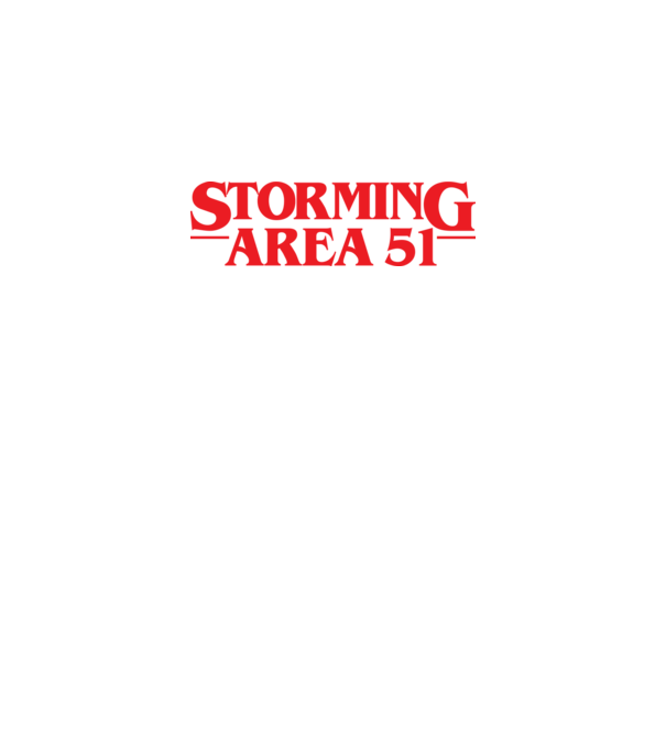 storming area 51 things model negru pe tricou