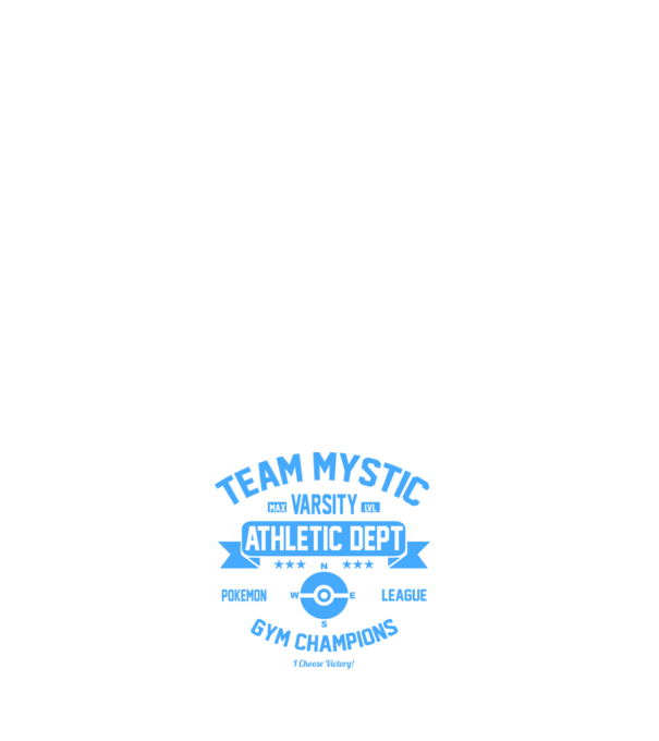 Mystic champions model negru pe tricou