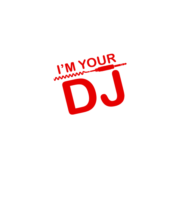 Im your DJ model negru pe tricou