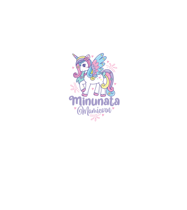 Minunata Mamicorn model gri pe tricou