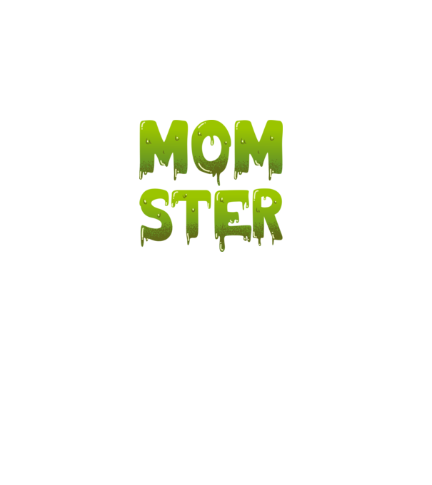 Momster model negru pe tricou
