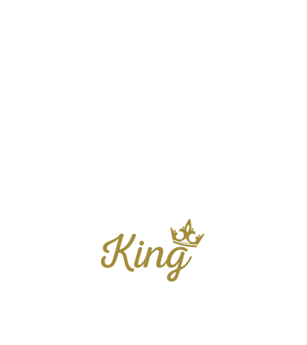 King model alb pe tricou