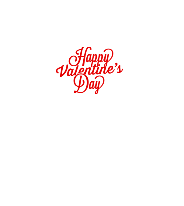 Happy Valentines day model negru pe tricou