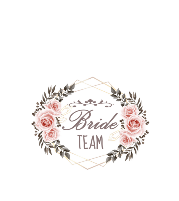 Vintage Bride team model alb pe tricou