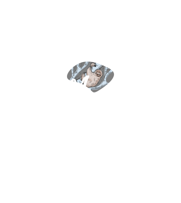 what does the sloth say model negru pe tricou