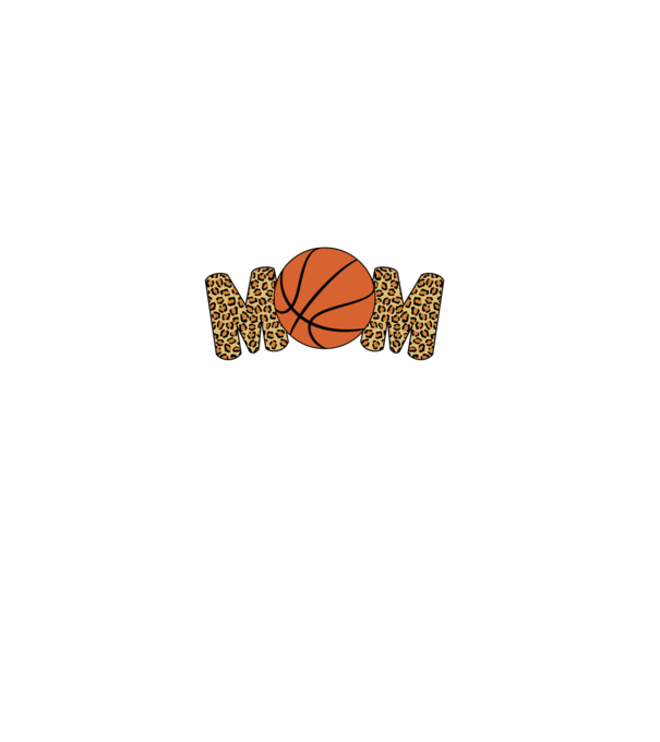 Basketball Mom model negru pe tricou