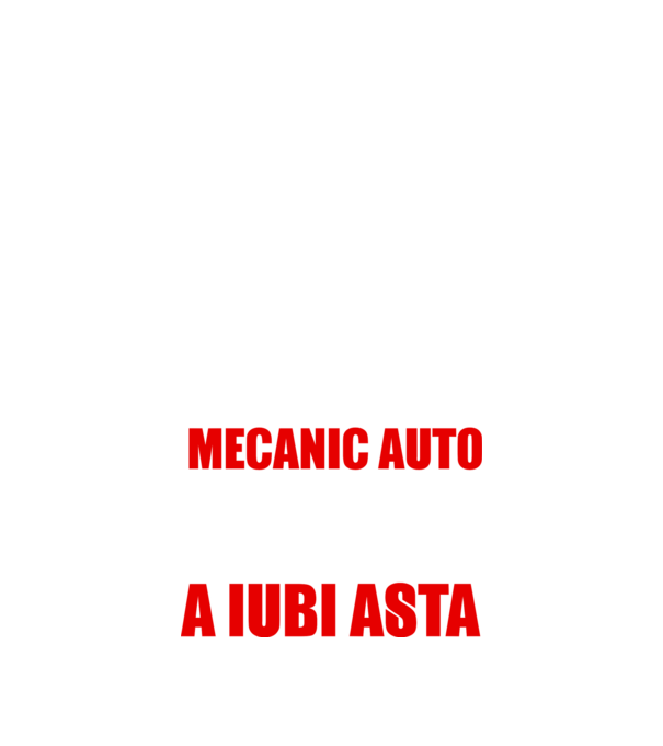 Sunt suficient de priceput pentru a fi MECANIC AUTO și suficient de nebun pentru a iubi asta model negru pe tricou