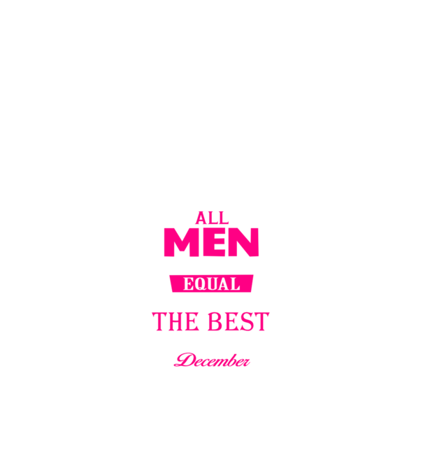 All men created equal but only the beat are born in december model negru pe tricou