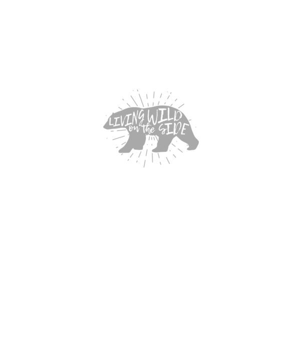 Living on a wild side X model gri pe tricou