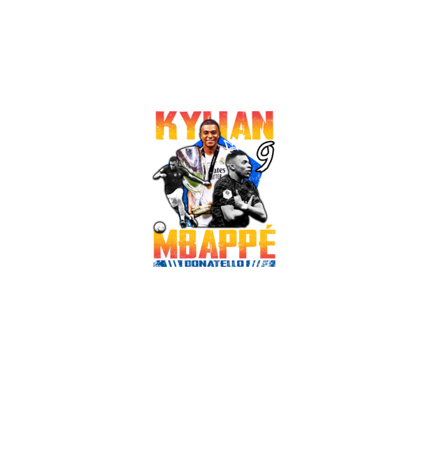 Mbappé tribute model negru pe tricou