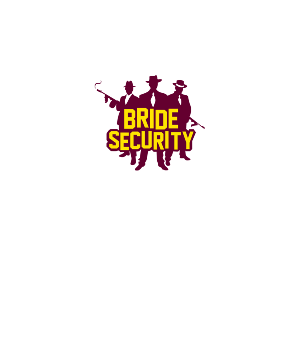 Bride Security model gri pe tricou