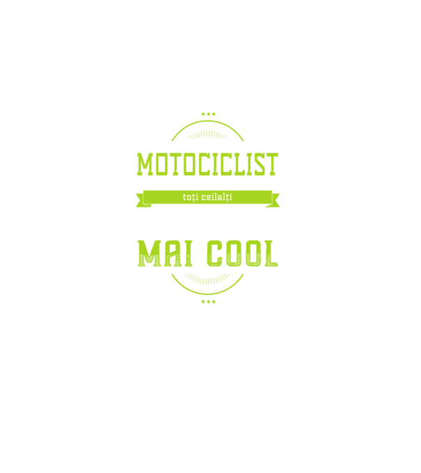 sunt motociclist, la fel ca toți ceilalți, dar mult mai cool model negru pe tricou