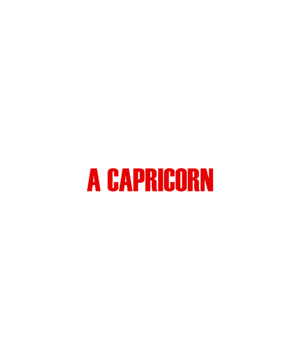 Piss of a CAPRICORN model negru pe tricou
