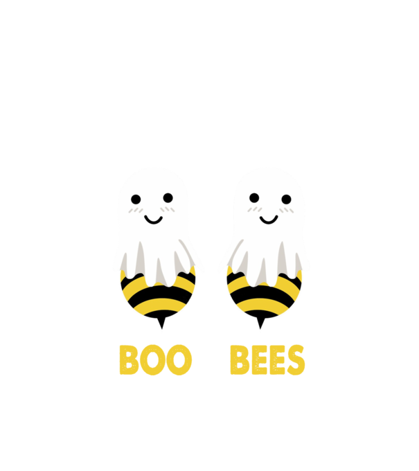 Boo bees model negru pe tricou