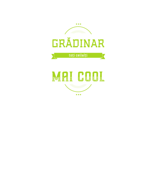 sunt grădinar, la fel ca toți ceilalți, dar mult mai cool model verde neon pe tricou