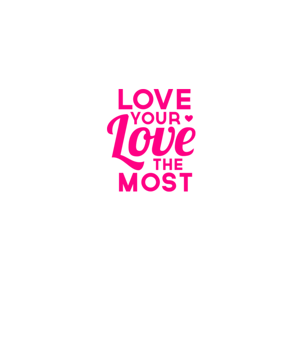 love most model alb pe tricou