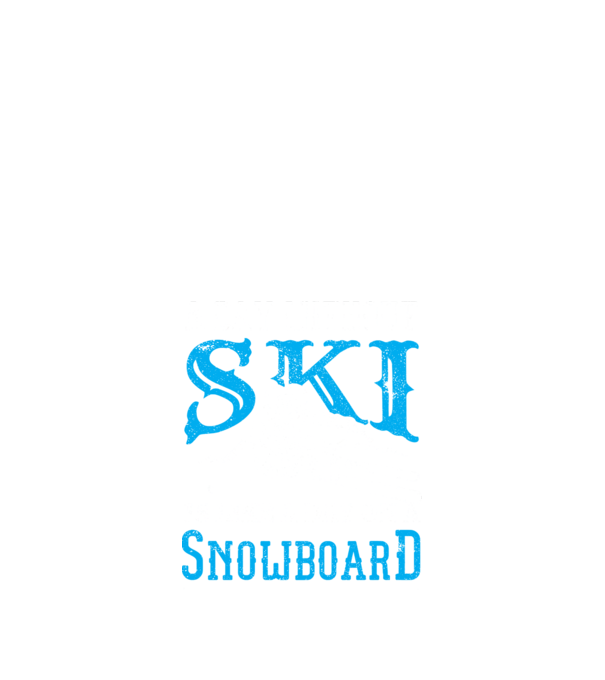 Day without SKI model negru pe tricou