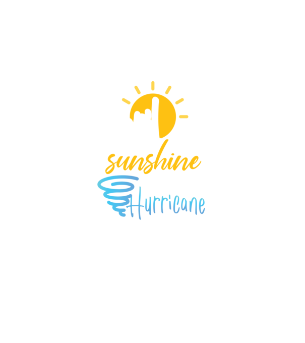 April Girls are Sunshine mixed with a little Hurricane model negru pe tricou