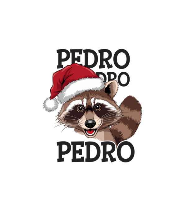 Pedro pedro xmas model alb pe tricou