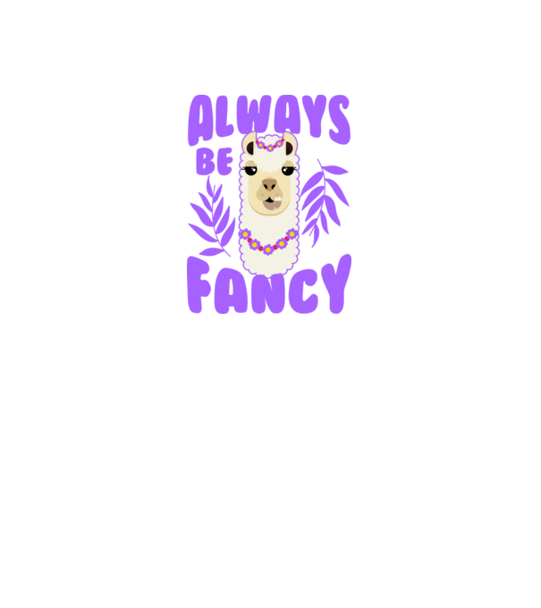 Always be fancy model negru pe tricou