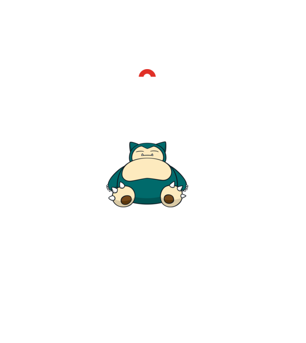 Keep Calm Snorlax model negru pe tricou