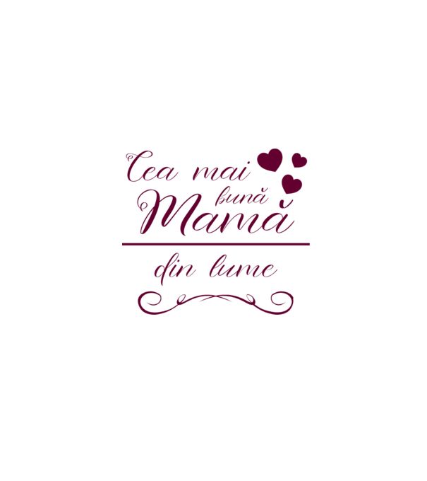 Cea mai bună mamă din lume model alb pe tricou
