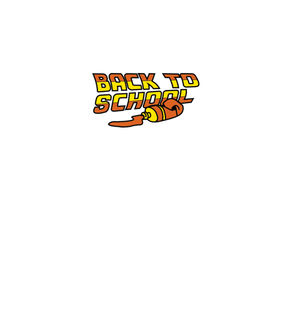 Back to school model gri închis pe tricou