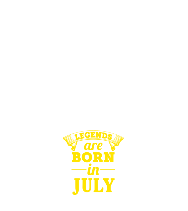 Legends are born in July model albastru închis pe tricou