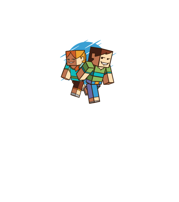 Minecraft model roz pe tricou