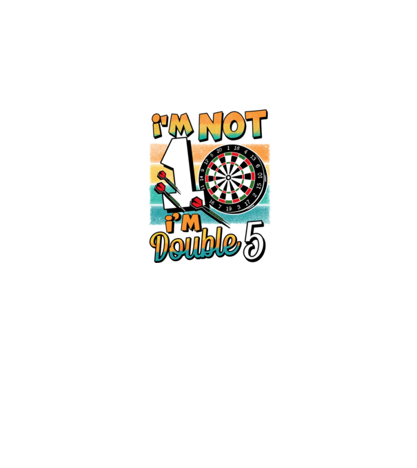Darts Birthday 10 years old model negru pe tricou