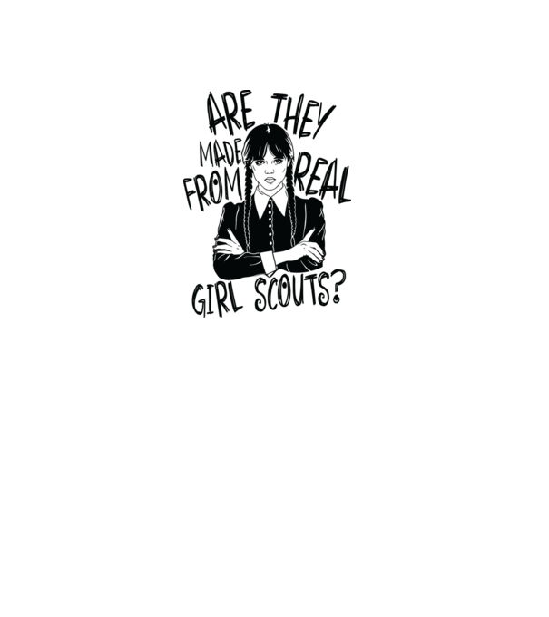Are the made from real girl scouts model alb pe tricou