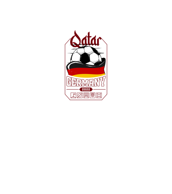 Qatar teams Germany model negru pe tricou