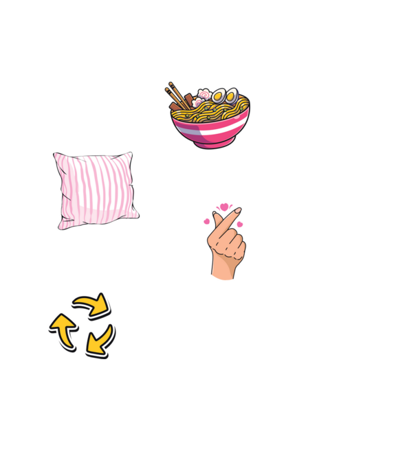 K-POP EAT SLEEP model negru pe tricou