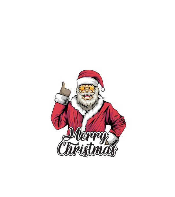 Merry christmas Santa model roșu pe tricou