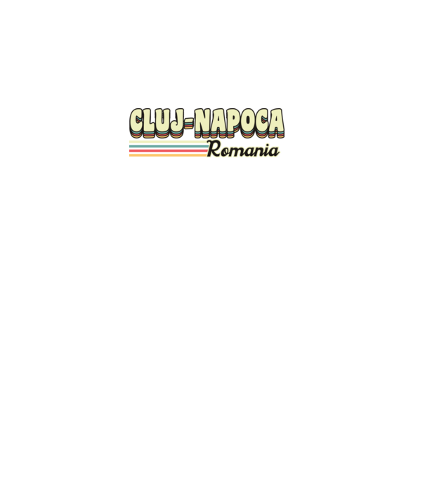 România Cluj-Napoca model negru pe tricou