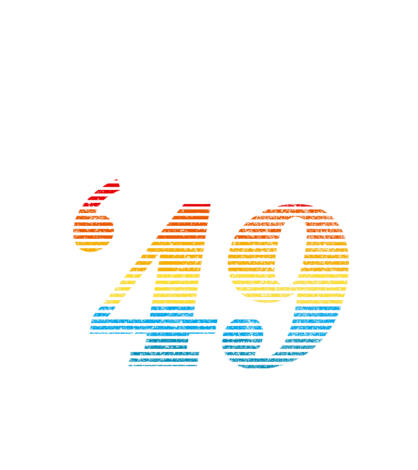 Retro Birthday 1949 model negru pe tricou