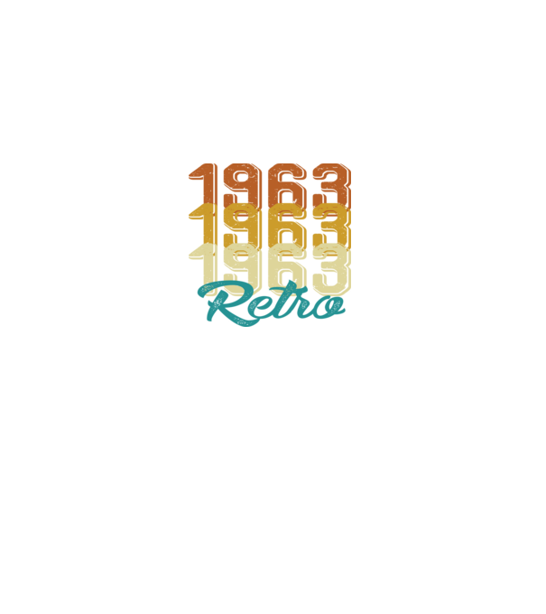 Retro 1963 model negru pe tricou