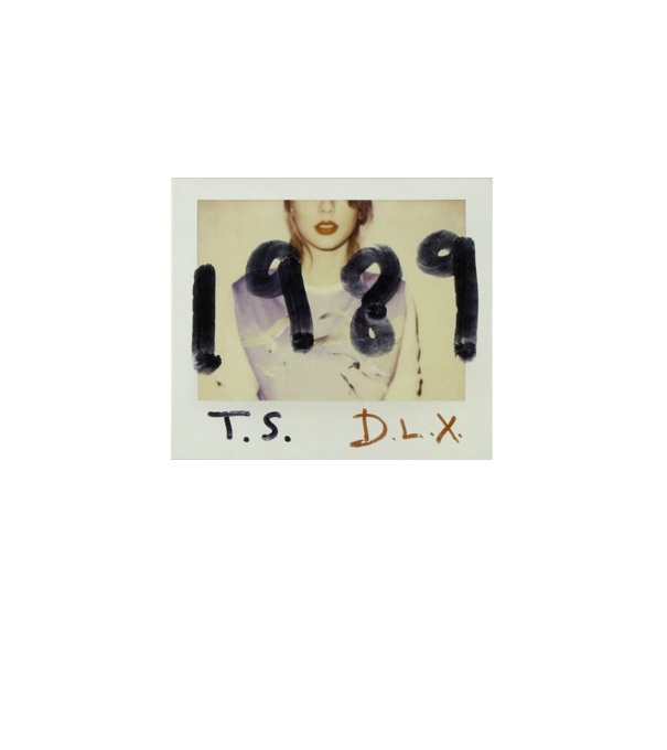 Taylor Swift polaroid model alb pe tricou