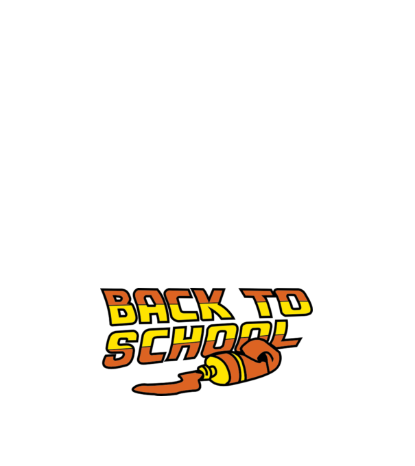 Back to school model albastru închis pe tricou