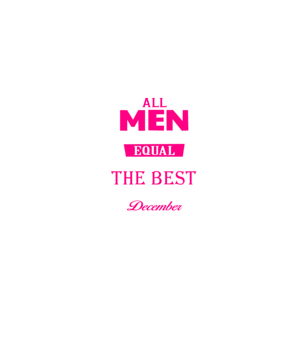 All men created equal but only the beat are born in december model negru pe tricou