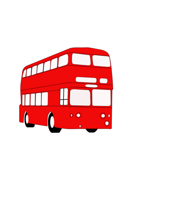 Autobuze model negru pe tricou