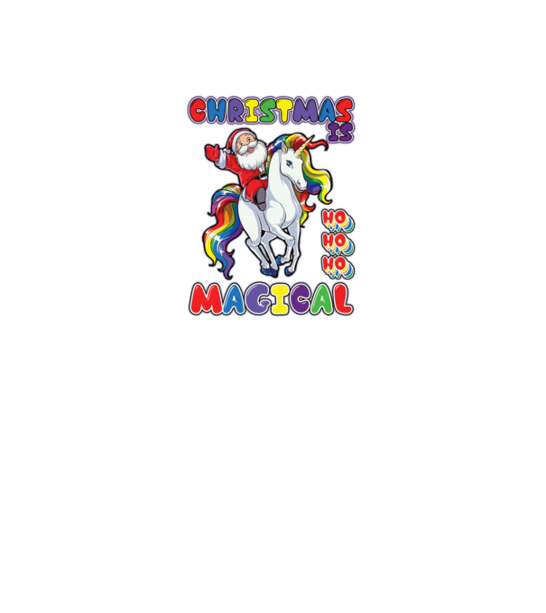 CHRISTMAS IS MAGICAL model negru pe tricou