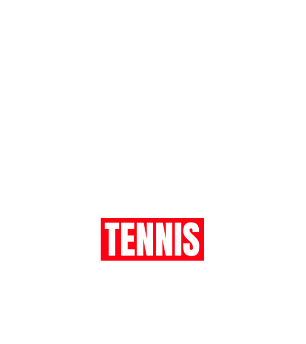 TENNIS HERO model alb pe tricou