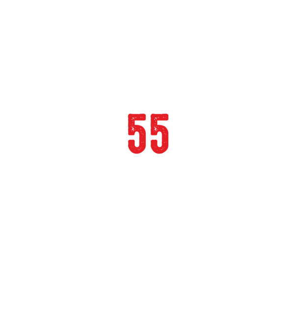 Purtătorul acestui tricou a împlinit: 55 de ani model negru pe tricou