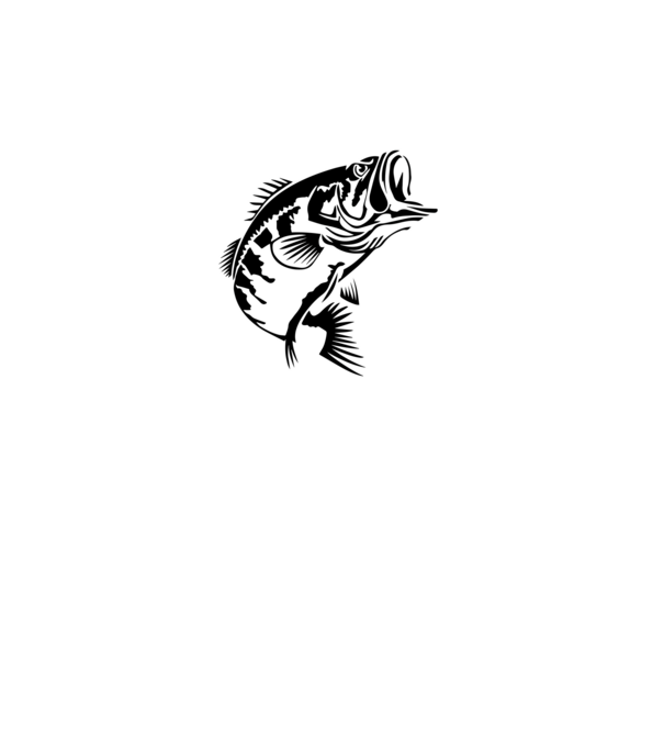 AngryFish model alb pe tricou